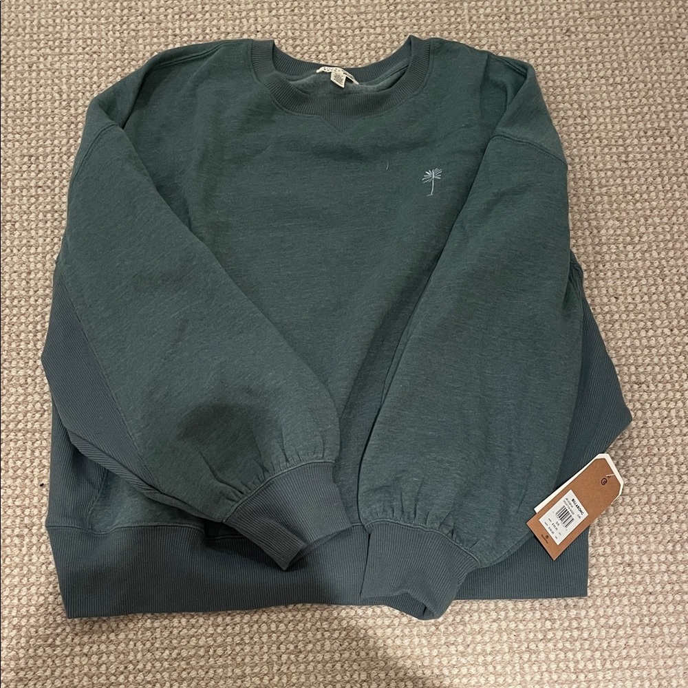 Billabong Men's Forest Green Crewneck Sweater